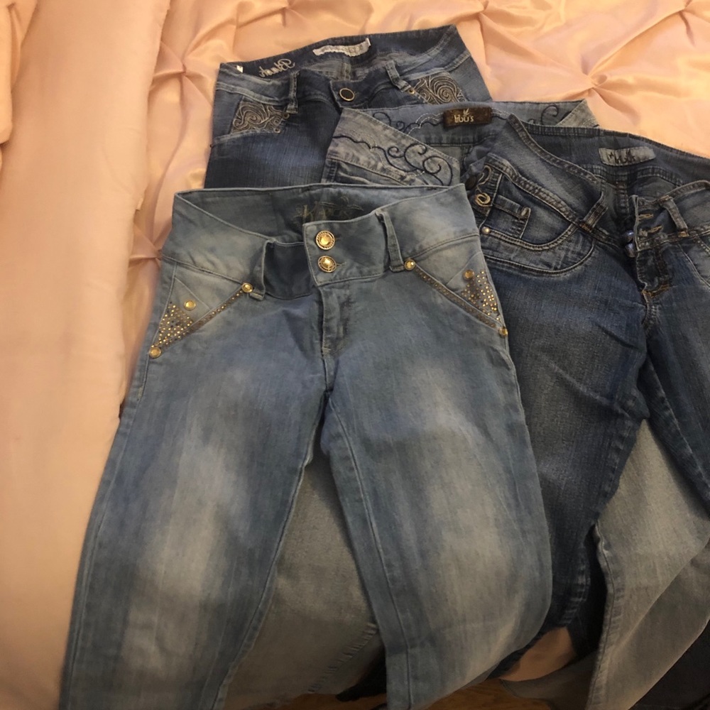 4 pair of columbian jeans